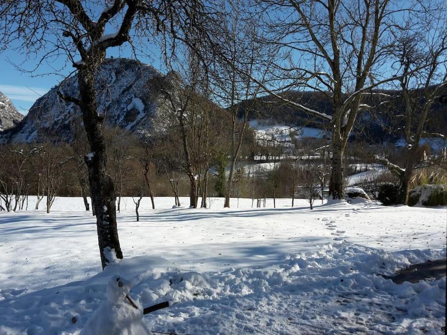 Grange En Pierres. Grand Jardin Et Belle Vue Villa Saurat Kültér fotó